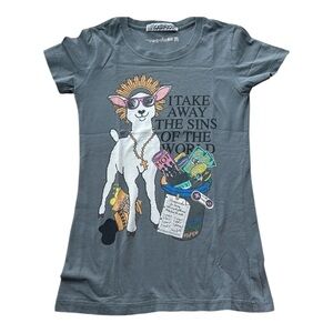 Toxic-Toy Italian brand 100% cotton top, size Small - S